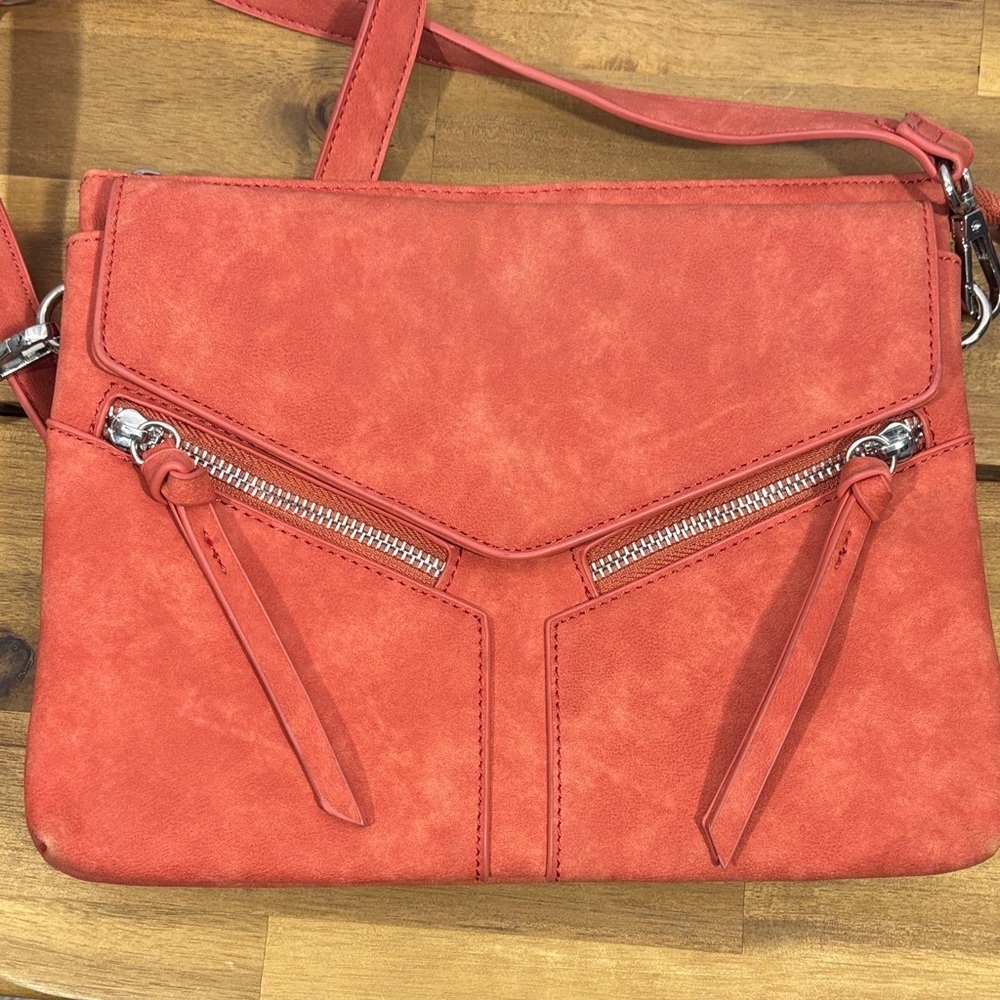Free People Bold Coral Crossbody Bag - Picture 2 of 12